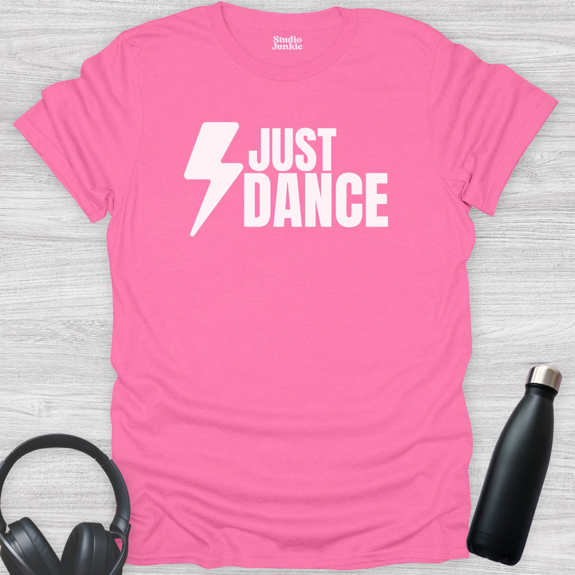 Just Dance Adult T-Shirt in color Azalea Pink