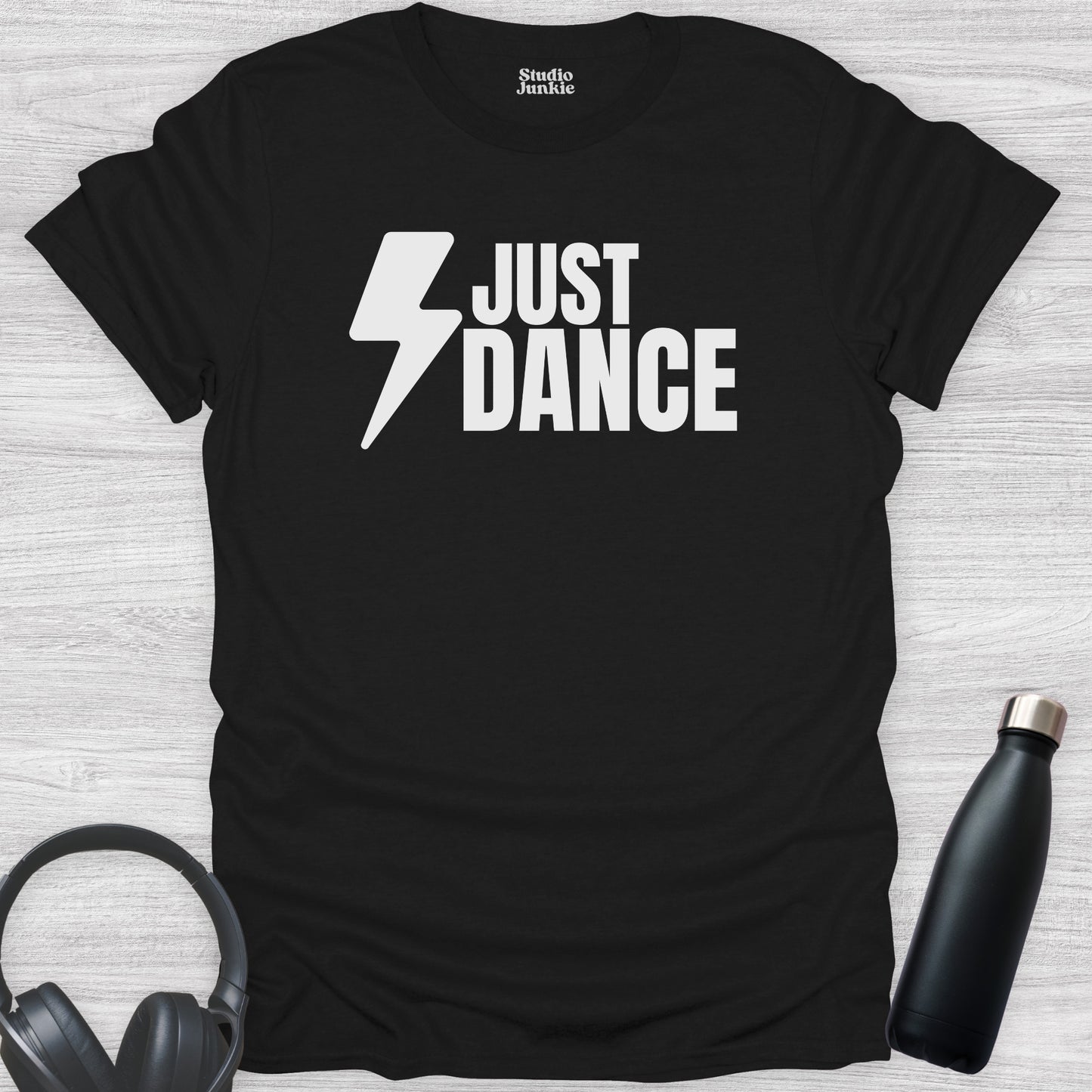 Just Dance Adult T-Shirt in color Black