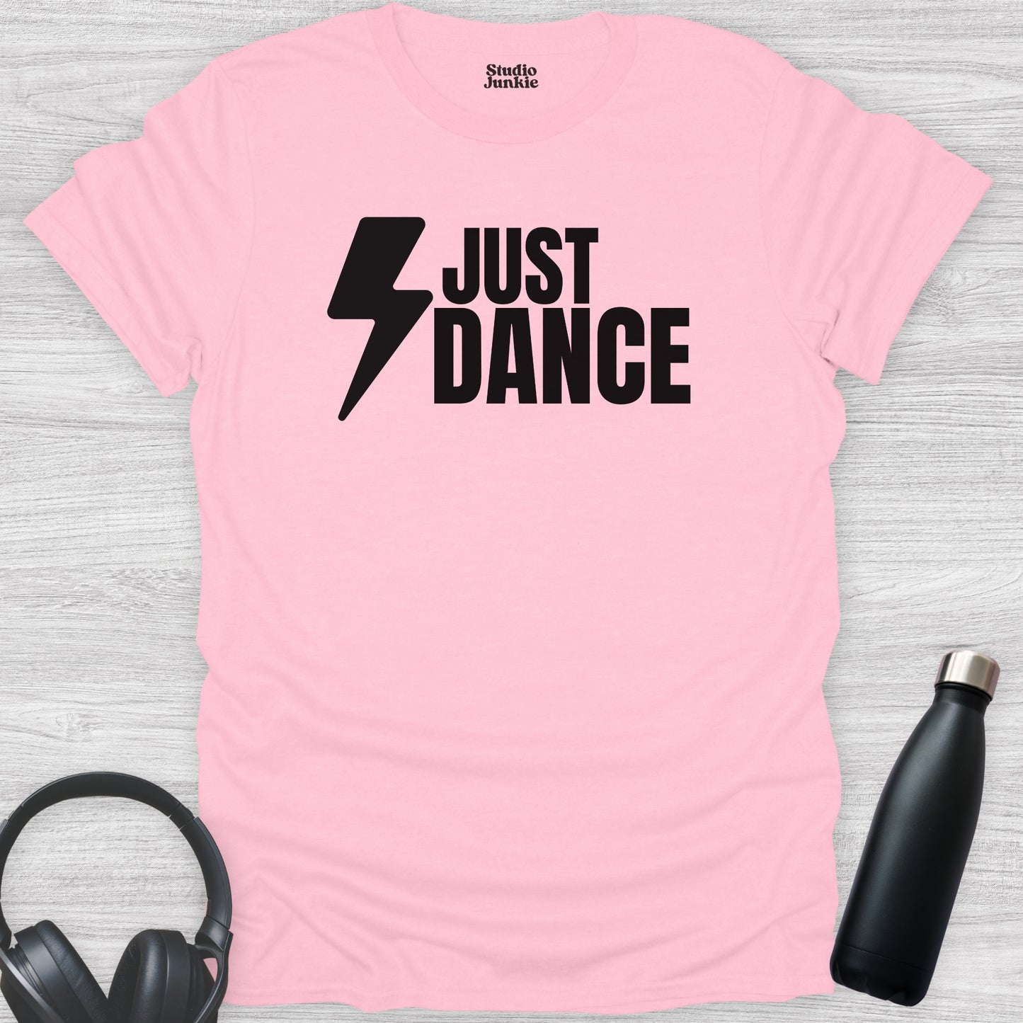 Just Dance Adult T-Shirt in color Light Pink