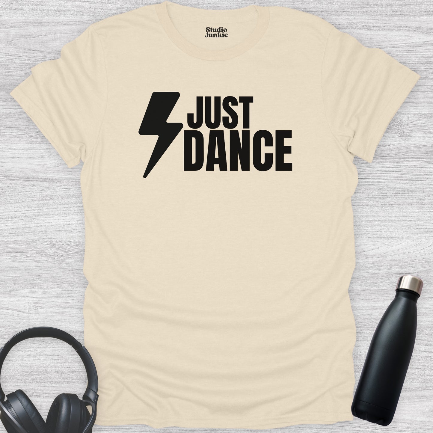 Just Dance Adult T-Shirt in color Natural